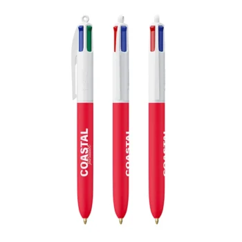 BIC 4 Colours Soft fusto rosso