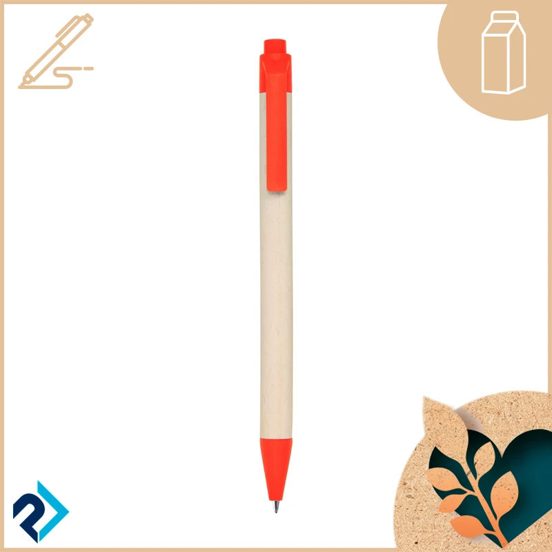 Penna in cartone riciclato del latte