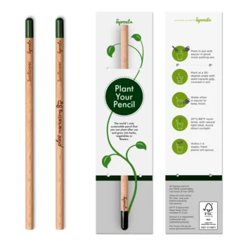 Sprout, la matita che si pianta con cartoncino personalizzato
