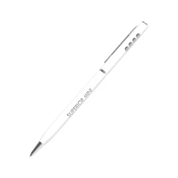 PENNA SUPERIOR MINI fusto bianco con personalizzazione