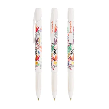 Penna BIC Media Clic Grip fusto bianco opaco
