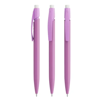 BIC® Media Clic portamine con fusto blu trasparente e clip bianca