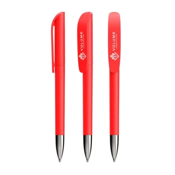 Penna BIC Super Clip Soft Advance fusto rosso
