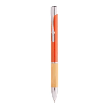 Penna in paglia di grano Bookot fusto arancio