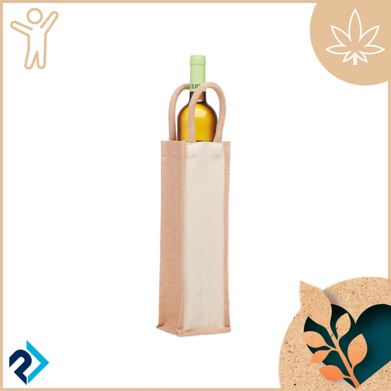 Confezione Regalo in Juta per vino