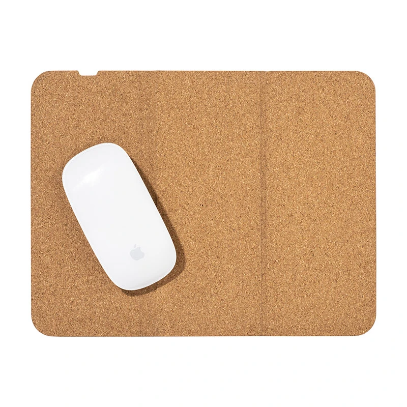 mousepad supporto in sughero aperto con mouse