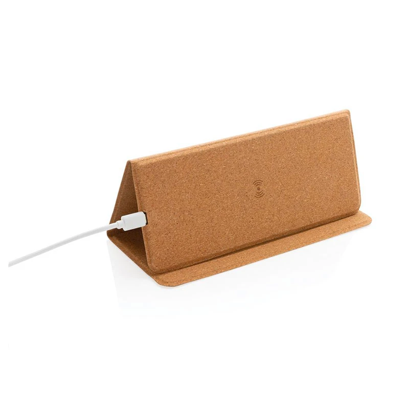 tappetino mouse con ricarica wireless frontale con cavo