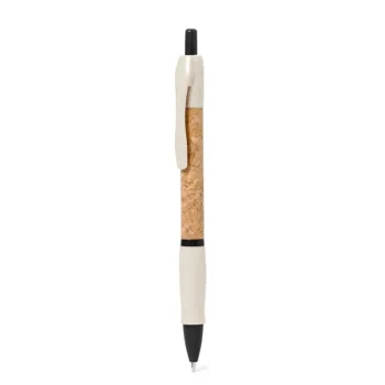 Penna Ankor in sughero e fibra di grano in colore nero