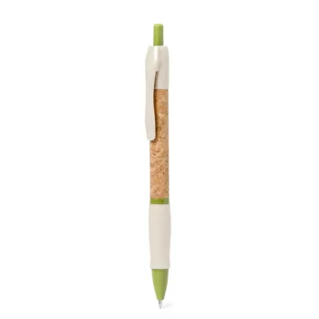 Penna Ankor in sughero e fibra di grano in colore verde