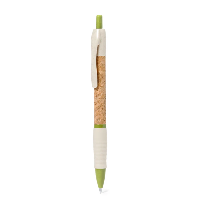 Penna Ankor in sughero e fibra di grano in colore verde