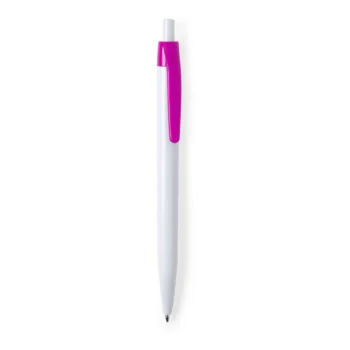 Penna a sfera Kific clip fucsia