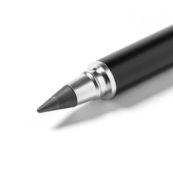 Penna a sfera matita eterna Holwick 2 in 1 fusto nero particolare punta