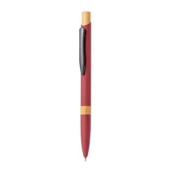 Penna Lantasker con finitura gommata rossa