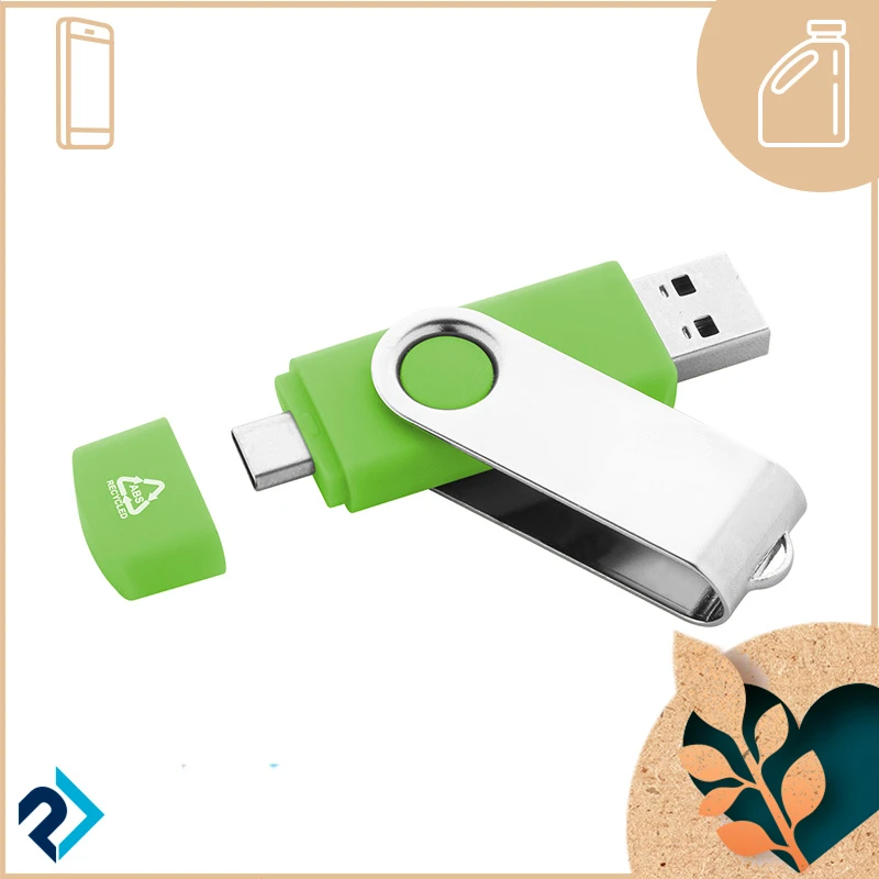 Chiavetta USB 2.0 in ABS riciclato