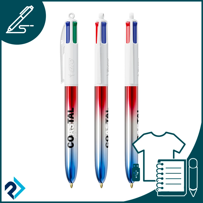 BIC 4 Colours Flags Collection