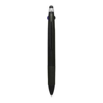 Penna a sfera touch 3 colori fusto nero