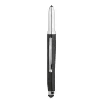 Penna touch in metallo fusto nero