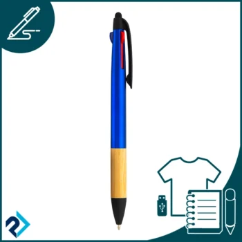 Penna a scatto con 3 refill