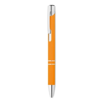 Penna a sfera Aosta con fusto arancio