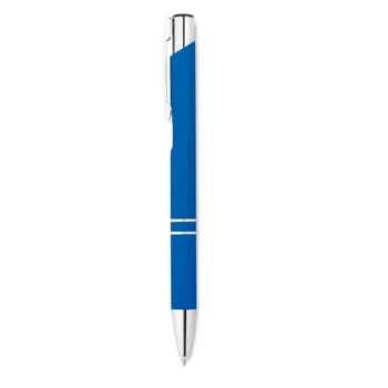Penna a sfera Aosta con fusto blu