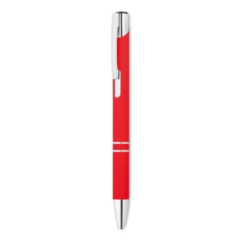 Penna a sfera Aosta con fusto rosso