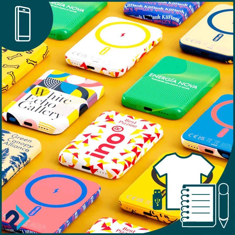 power bank magnetica personalizzata dettagli